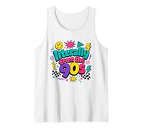 Literally from the 90s, 1990s Pop Culture Lover Funny Saying Tank Top