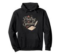 Literary Aesthetic for Poetry Lovers Deep Thinkers Artists Pullover Hoodie
