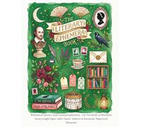 Literary Ephemera Book: Whimsical Literary Junk Journal Ephemera: Cut Out Book on Premium Heavyweight Paper with Classic Authors & Romantic Papercraft Elements