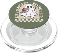 Literary Girl bookish Booktrovert Vintage Funny reading gift PopSockets PopGrip for MagSafe