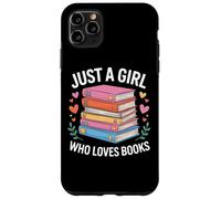 Literary Just A Girl Who Loves Books Novel Lover Student Case for iPhone 11 Pro Max
