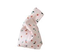 Literary Portable Floral Knot Wrist Bag Women Top Handle Tote Bag Purses Handbags Shopping Bag Phone Key Pouch For Walks, Color-07, One Size