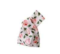 Literary Portable Floral Knot Wrist Bag Women Top Handle Tote Bag Purses Handbags Shopping Bag Phone Key Pouch For Walks, Color-04, One Size