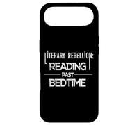Literary Rebellion Reading Past Bedtime Bookworm Humor Case for iPhone Air