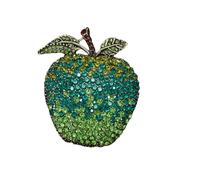 Literary Retro Apple Brooch Halloween Christmas Eve Exaggerated Fruit Pin Sweet Creative Accessories Party Festival Gift