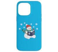 Literary Snowman Christmas Reading Romeo and Juliet Case for iPhone 14 Pro Max