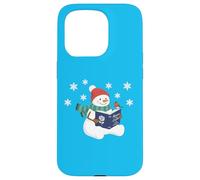 Literary Snowman Christmas Reading Romeo and Juliet Case for iPhone 15 Pro