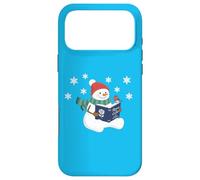 Literary Snowman Christmas Reading Romeo and Juliet Case for iPhone 17 Pro Max