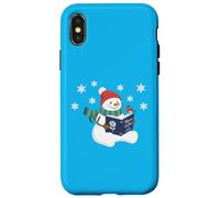 Literary Snowman Christmas Reading Romeo and Juliet Case for iPhone X/XS