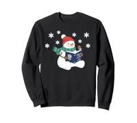 Literary Snowman Christmas Reading Romeo and Juliet Sweatshirt