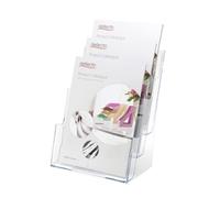 Deflecto 3 Tier Literature Holder A4 DE773YTCRY