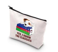 Literature Dog Makeup Bag Jack Russell Terrier Dog Gifts Yes i Know The Classics Gifts for Readers (Classics UK)