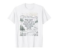 Literature Lover Nature Quote Anne Shirley Value Graphic T-Shirt, Men, White, L