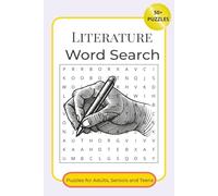 Literature Word Search Puzzle Book: Word Searches with Easy-to-Read Print about Literature, Famous Authors, Classic Novels, Literary Terms, Poetry, ... Gift for Vacations, Holidays and Free Times