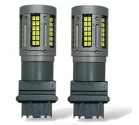 LiteSync 2 x 3057 3155 3457 4057 4114 4157 72 LED white bulbs canbus error free reverse Back-up | High Power LED | 12V | Long Life | Easy Install