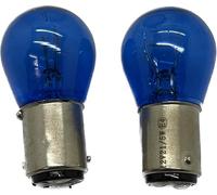 LiteSync HLG-380-5Kx2 Halogen Bulbs 2 x 380 BAY15D P21/5W 12V 21W Replacement DRL Xenon Blue 5000K Canbus Friendly