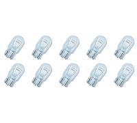 LiteSync HLG-580x10 Daytime Running Lights, 10 x T20 12V W21/5W 580 | Clear Bulbs, Large Wedge Stop/Tail, 7443, 21W