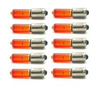 LiteSync HLG-HY21W-Ax10 Halogen Bulbs 10 x 12V BAX9S 927 21W Amber Orange Yellow Indicator Superior Illumination Highly Efficient