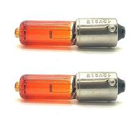 LiteSync HLG-HY21W-Ax2 Halogen Bulbs 2 x 12V BAX9S 435 21W Amber Orange Yellow Indicator Superior Illumination Highly Efficient