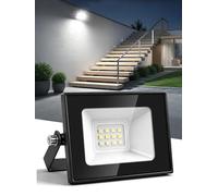 Litglobe 10W LED Floodlight Outdoor,1000LM Super Bright LED Security Lights,6500K Cold White Flood Lights Outdoor,IP66 Waterproof Outside Lights,Outdoor Light for Yard Garden Garage