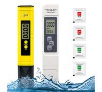 Litgrow PH Meter and TDS Meter Combo,Digital PH Meter Water Quality Tester 0.05ph High Accuracy Pen Type pH Meter