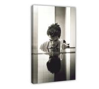 LITGY Chet Baker Poster Trumpet Art Canvas Posters Frame-style 12x18inch(30x45cm)