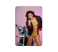 LITGY Italian Singers Sabrina Salerno Posters Retro Poster Metal Tin Sign Chic Art Retro Iron Painting Bar People Cave Cafe Family Garage Poster Wall Decoration 8x12inch(20x30cm)