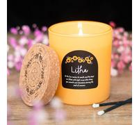 Litha Wildflower Wheel Of The Year Candle - Summer Solstice Rituals