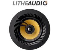 Lithe Audio 6.5" 2-Way Passive Ceiling Speaker Black (Single)