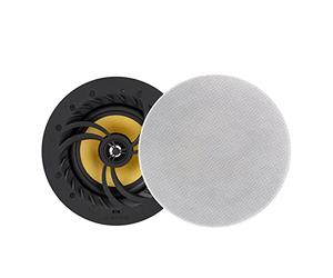 Lithe Audio All-In-One Wireless 6.5” Pro Series Wi-Fi Ceiling Speaker (Master & Passive), 60W RMS, Amplifier Built-In, Wi-Fi & Bluetooth, Airplay 2, Chromecast, Audio for Home Cinema & Surround Sound
