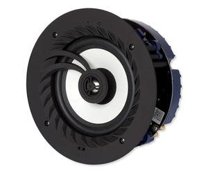 LITHEAUDIO IP44 All-in-One Bluetooth Ceiling Speaker (03210), 50W RMS Class D Amplifier Built-In, Voice Control, Single Room Solution Perfect for Bathrooms, Bedrooms & Kitchens