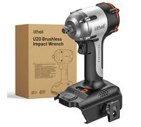 Litheli Cordless Impact Wrench 1/2 inch, 330 Ft-lbs(450N.m) Brushless Impact Gun 2500 RPM, 20V Power Impact Wrenches for Home & Truck Car, Tool Only