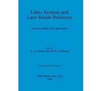 Lithic Analysis and Later British Prehistory: Some problems and approaches: 162 (British Archaeological Reports British Series)