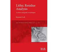 Lithic Residue Analysis: A review and guide to techniques (British Archaeological Reports International Series)