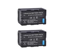 Lithium Battery 2200mAh BP-U30 BP U30 Battery With Power Indicators ,Compatible For Sony BP U30 U60 U90 XDCAM EX PMW 100 150 160 200 PMW EX1 EX3(2 Battery)