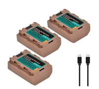 Lithium Battery：2280mAh NP-FZ100 NPFZ100 NP FZ100 Battery With Type-C Input，Compatible For Sony，for A7 III, Alpha A7R III, A7R IV, A9, A6600 A7R3 A7S3(3xBattery)
