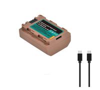 Lithium Battery：2280mAh NP-FZ100 NPFZ100 NP FZ100 Battery With Type-C Input，Compatible For Sony，for A7 III, Alpha A7R III, A7R IV, A9, A6600 A7R3 A7S3(1xBattery)