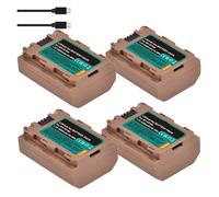 Lithium Battery：2280mAh NP-FZ100 NPFZ100 NP FZ100 Battery With Type-C Input，Compatible For Sony，for A7 III, Alpha A7R III, A7R IV, A9, A6600 A7R3 A7S3(4xBattery)