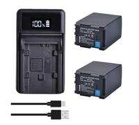 Lithium Battery 2900mAh BP-828 BP828 Battery+LED USB Charger ，Compatible For Canon VIXIA HF G50 HF G60 XA40 XA45 XA75 GX10 HF G20 HF G21 HFG40 XA11XF405