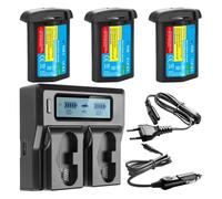 Lithium Battery：3300mAH LP-E4 LP E4 LP-E4N Camera Battery Or LCD Quick Charger，Compatible For Canon，for EOS 1D Mark III,EOS-1D Mark IV,EOS 1Ds Mark III(3BatteryWithCharger)