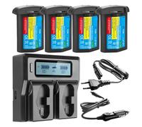 Lithium Battery：3300mAH LP-E4 LP E4 LP-E4N Camera Battery Or LCD Quick Charger，Compatible For Canon，for EOS 1D Mark III,EOS-1D Mark IV,EOS 1Ds Mark III(4BatteryWithCharger)