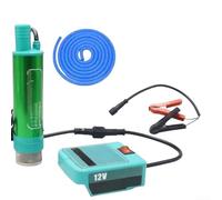 Lithium Battery, 38mm 40-60L/min Fuel Transfer Submersible, 2.4m Cable 18V Compatible, Efficient Oil Water Extraction for Industrial Automotive Farming Use