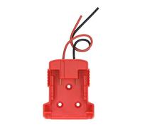 Lithium Battery Adapter Dock, Power Tool Battery Connector with 12AWG Wire Harness, 18V Battery Mount for High Power Applications, ABS Shell Compact Design