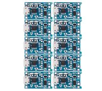 Lithium Battery Charge Protection Board 10pcs 5V 1A Micro USB 18650 Lithium LiPo Battery Charging Protection Board Charger Module(a)