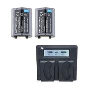 Lithium Battery EN-EL18a EN-EL18 Battery + Fast Charging Charger，Compatible For Nikon EN EL18a EN EL18 D850 D800 D800E D4 D4S D5 D6(1Charger 2battery)