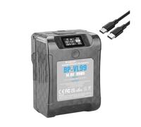 Lithium Battery：for BP-VL99 14.4V 99Wh V Mount Battery W LCD Display V Lock V Shape Li-ion Battery PD Fast Charging For Camera DSLR Battery(1 Pc Battery)