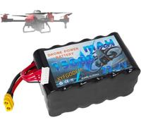 Lithium Battery for Drones 22.2V, 8000mAh, 12000 and 15000 with Discharge Rate, Volt for Aircraft Fixed Wing Emergency Rescue