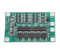 Lithium Battery Protection Board, 3S 12V 20A Multi-Protectional Li-ion Battery Protection Board PCB BMS Module Overcharge Overcurrent Short Circuit Protection with Balance Charging
