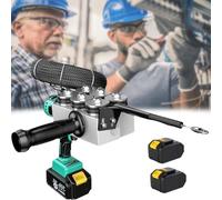 Lithium Battery Stringing Machine, Cable Pulling Aid, Can Wear 6 90 Degree Bends, for Wall Penetration, and Ground Pipes, Cable Pulling Device 2xBateria