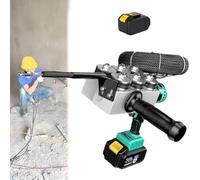 Lithium Battery Stringing Machine, Electrician Pulling Wire Hidden Pipe Threader, Can Wear 6 90 Degree Bends, for Construction, Water and Electricity 1xBateria